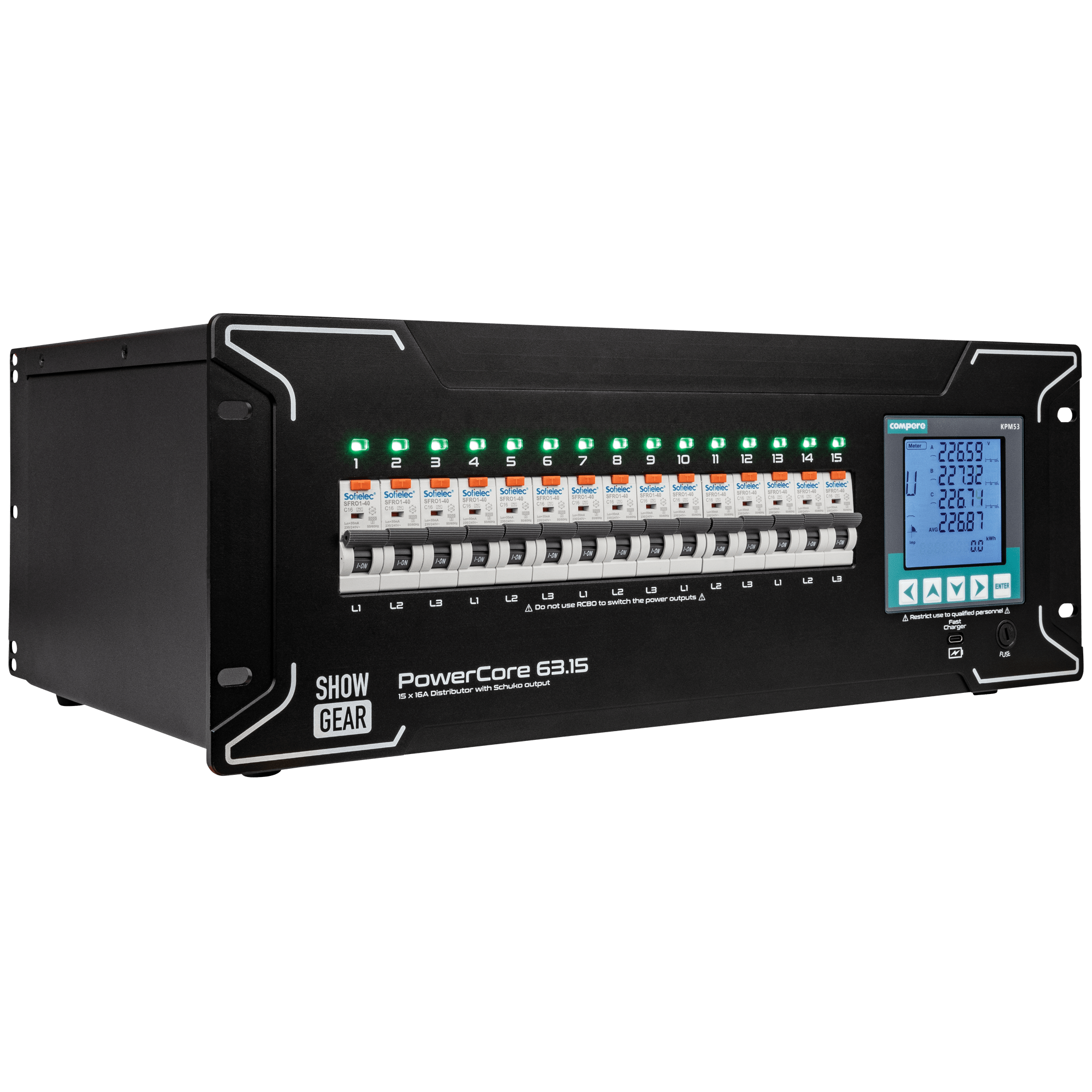 PowerCore 63.15 - Showgear | Bellalite