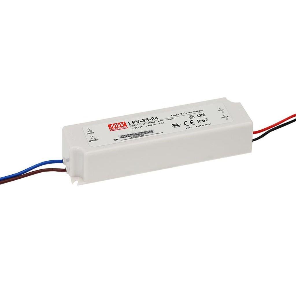 Mean Well LPV-35-24 ECO 24V 35W IP67  - Mean Well | Bellalite