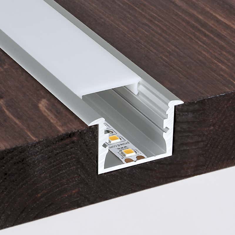 Aluminiumprofil M-Line Rec, 2m - PROLED | Bellalite Aluminiumprofil M-Line Rec, 2m - PROLED | Bellalite