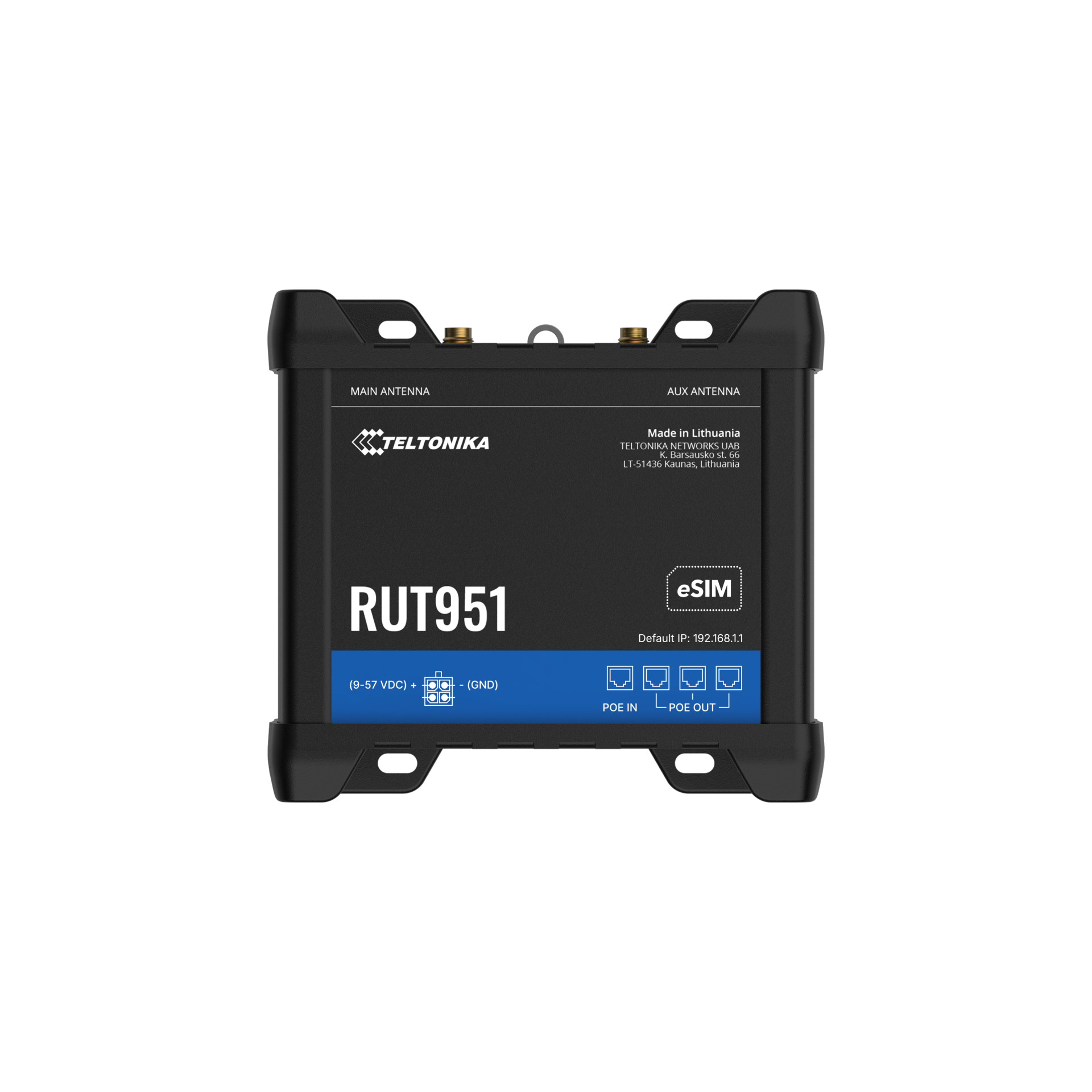 Teltonika RUT951 PoE+ 4G Wi-Fi Router - Teltonika | Bellalite