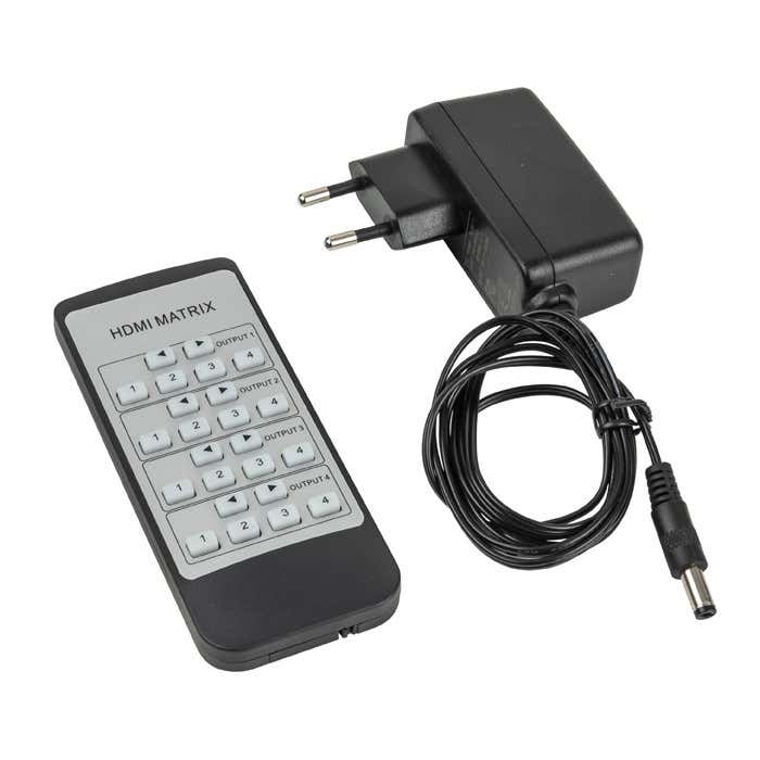 VT101 HDMI Matrix Switcher 4x4 - DMT | Bellalite VT101 HDMI Matrix Switcher 4x4 - DMT | Bellalite