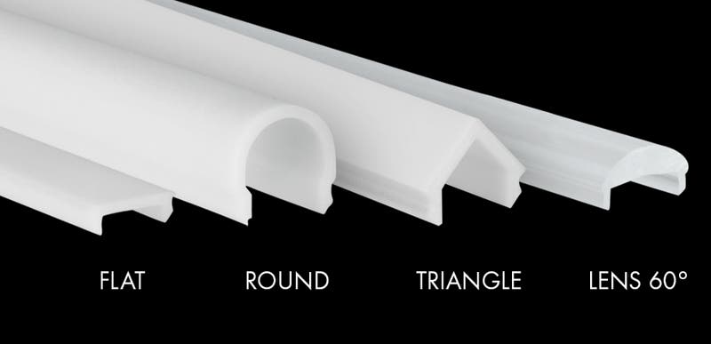 Plastic Cover S-Line Round, per meter Opal - PROLED | Bellalite Plastic Cover S-Line Round, per meter Opal - PROLED | Bellalite
