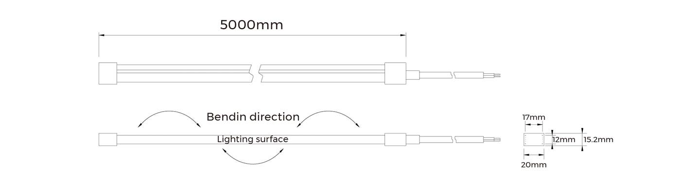 Colors Silicone Neon Strip NMS1217 RGB SPI 24V 18W/m IP67 - Colors | Bellalite Colors Silicone Neon Strip NMS1217 RGB SPI 24V 18W/m IP67 - Colors | Bellalite