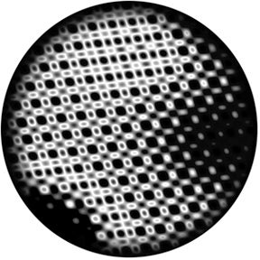 Halftones Glasgobo s/v, Size: (ange storlek) - Rosco | Bellalite