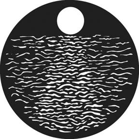 Moon Over Water Metallgobo, D-Size (53,3mm) - Rosco | Bellalite Moon Over Water Metallgobo, D-Size (53,3mm) - Rosco | Bellalite