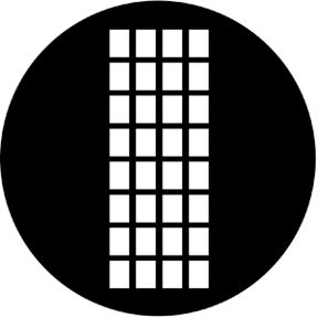 Georgian Metallgobo, M-Size (66mm) - Rosco | Bellalite
