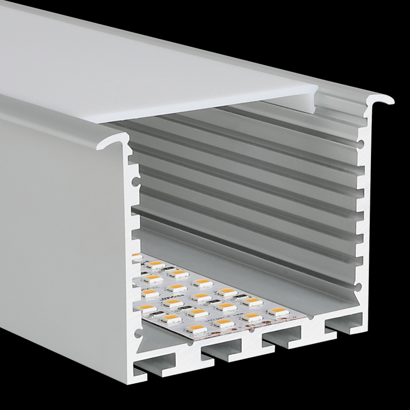 Aluminiumprofil L-Line D Rec 24, 3m Alu - PROLED | Bellalite