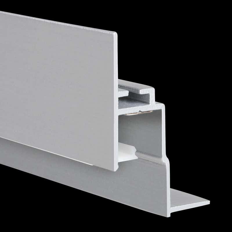 Aluminiumprofil S-Line Ceiling 24, per meter Alu - PROLED | Bellalite Aluminiumprofil S-Line Ceiling 24, per meter Alu - PROLED | Bellalite