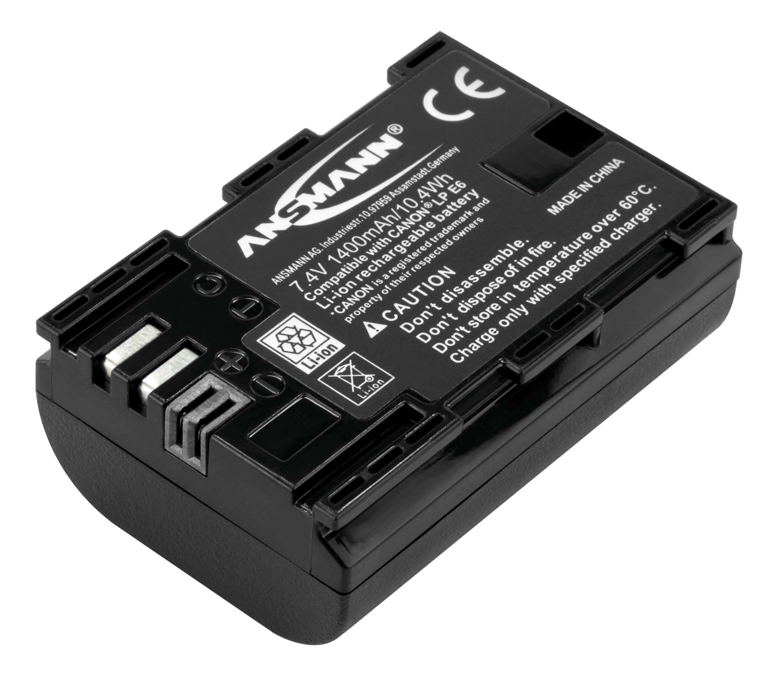Kamerabatteri A-Can LP E6 Kompatibel med Canon - Ansmann | Bellalite Kamerabatteri A-Can LP E6 Kompatibel med Canon - Ansmann | Bellalite