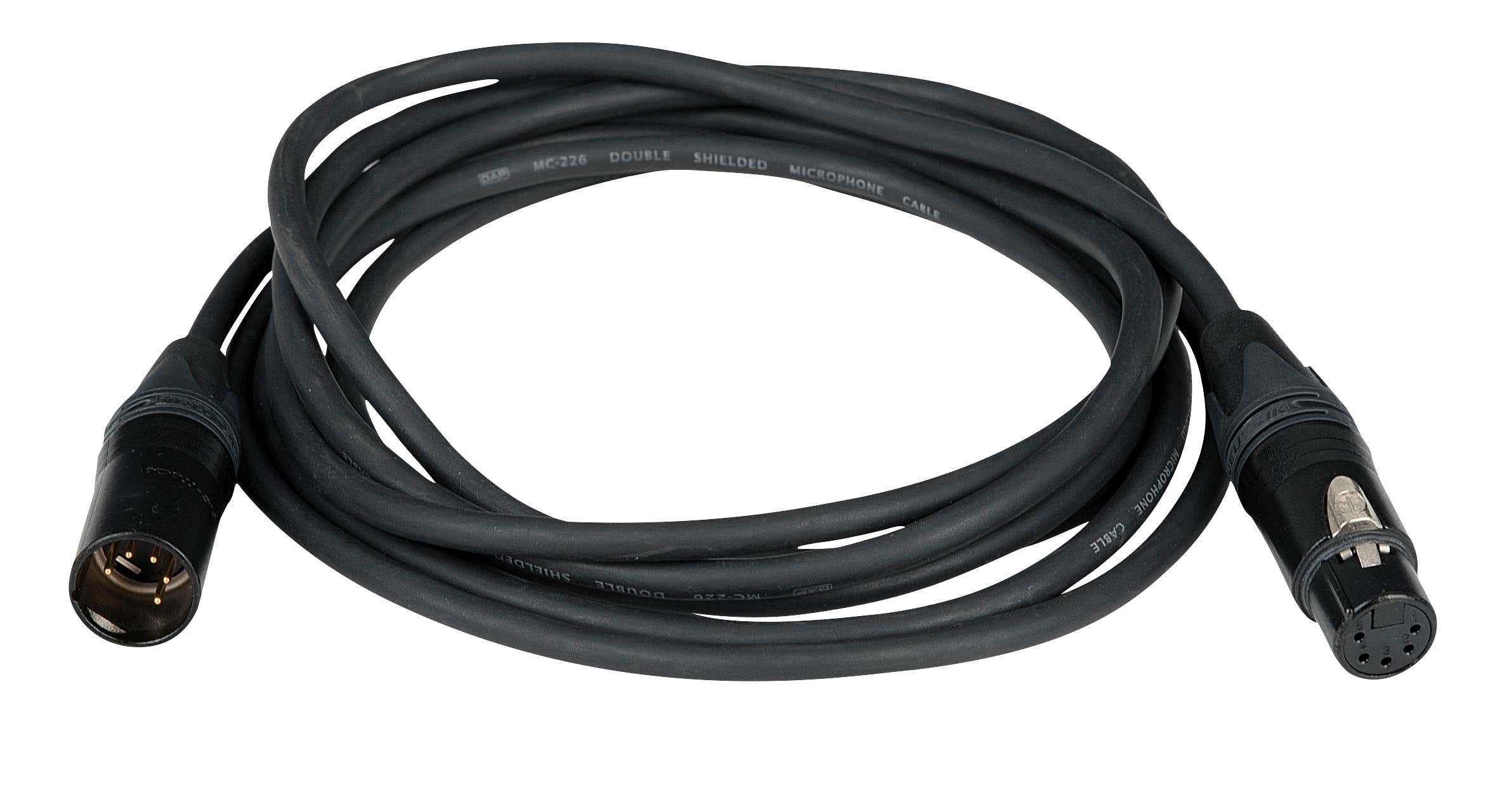 DMX-kabel Digi Quad Neutrik XLR 5-Pin, 2-par 0,75m - DAP | Bellalite DMX-kabel Digi Quad Neutrik XLR 5-Pin, 2-par 0,75m - DAP | Bellalite