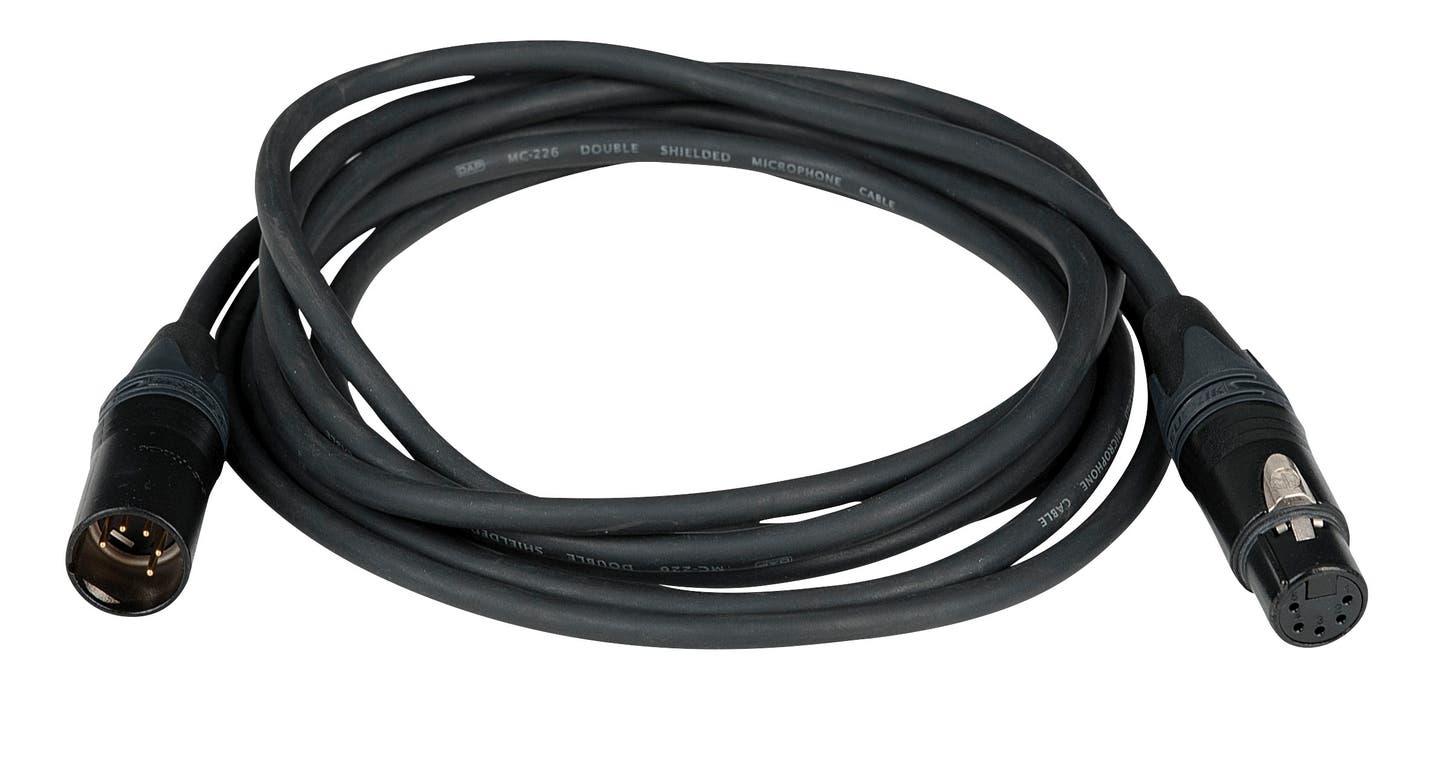 DMX-kabel Digi Quad Neutrik XLR 5-Pin, 2-par 0,75m - DAP | Bellalite DMX-kabel Digi Quad Neutrik XLR 5-Pin, 2-par 0,75m - DAP | Bellalite