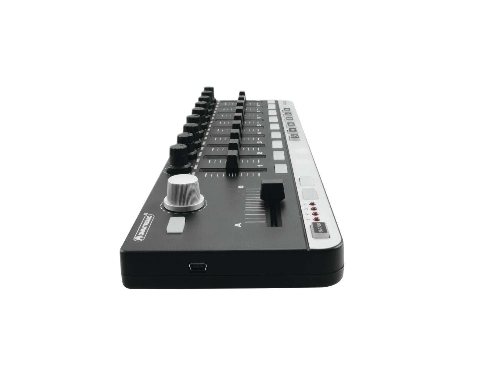 FAD-9 MIDI Controller 9 faders - Omnitronic | Bellalite