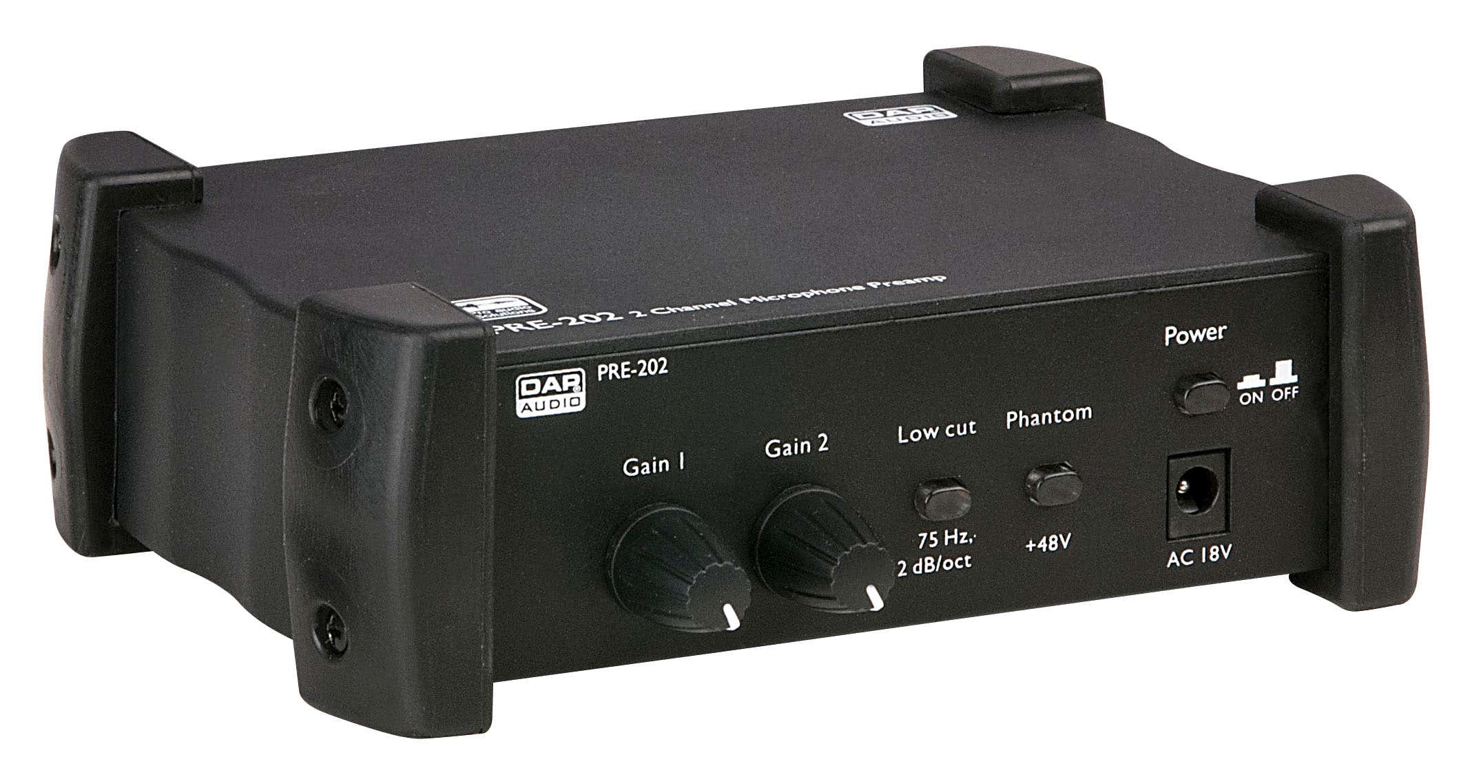 PRE-202 2 Channel Microphone Preamp - DAP | Bellalite PRE-202 2 Channel Microphone Preamp - DAP | Bellalite