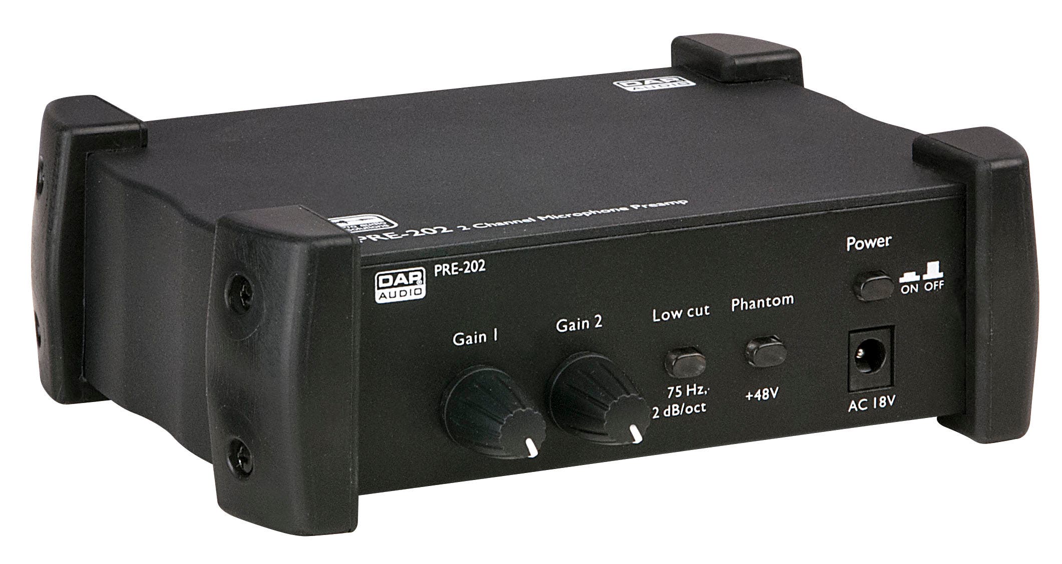 PRE-202 2 Channel Microphone Preamp - DAP | Bellalite PRE-202 2 Channel Microphone Preamp - DAP | Bellalite