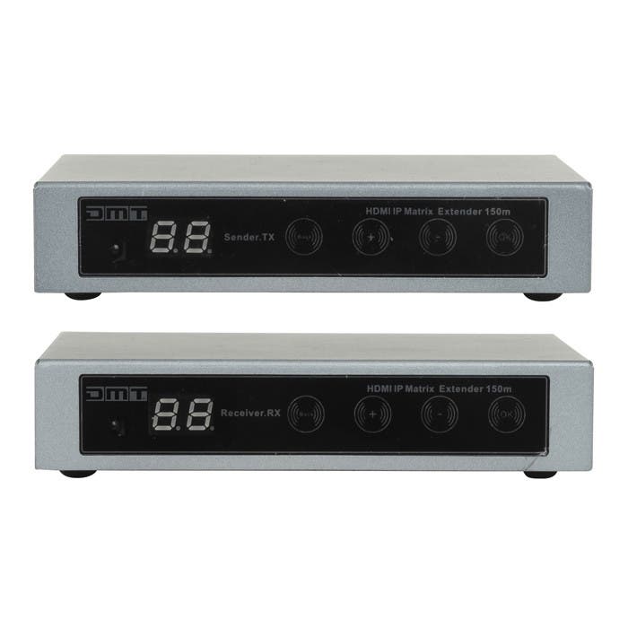 VT301 HDMI Matrix Extender Set (TX/RX) Max. 150m with IR - DMT | Bellalite VT301 HDMI Matrix Extender Set (TX/RX) Max. 150m with IR - DMT | Bellalite