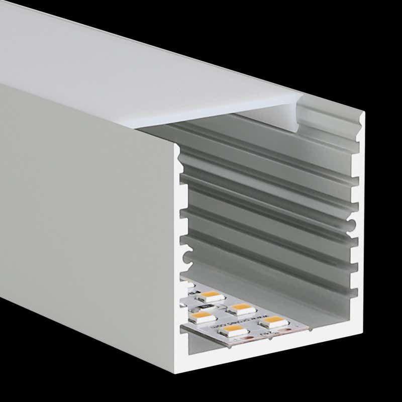 Aluminiumprofil SQ-Line Standard, 5m Alu - PROLED | Bellalite Aluminiumprofil SQ-Line Standard, 5m Alu - PROLED | Bellalite