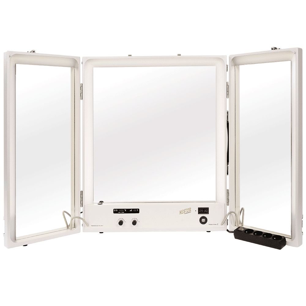 Nestor Triptych Makeup Mirror - NESTOR | Bellalite