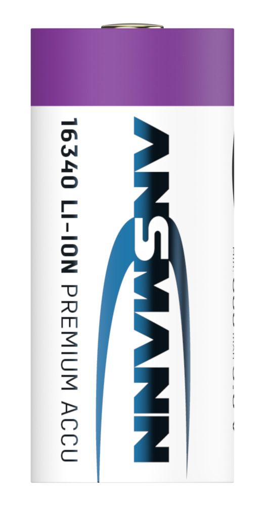 Li-ion Rechargeable battery RCR123 850mAh - Ansmann | Bellalite