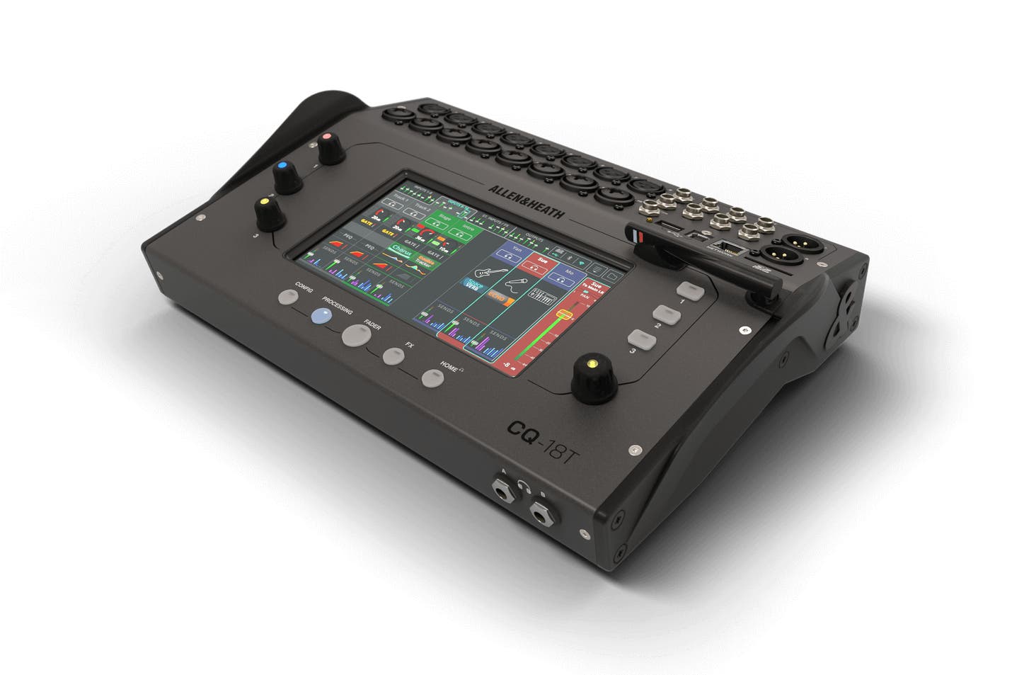 Allen & Heath CQ18T 18ch digital mixer Wi-Fi, 7”, 16 mic/lin, 4FX 6 Au - Allen & Heath | Bellalite Allen & Heath CQ18T 18ch digital mixer Wi-Fi, 7”, 16 mic/lin, 4FX 6 Au - Allen & Heath | Bellalite