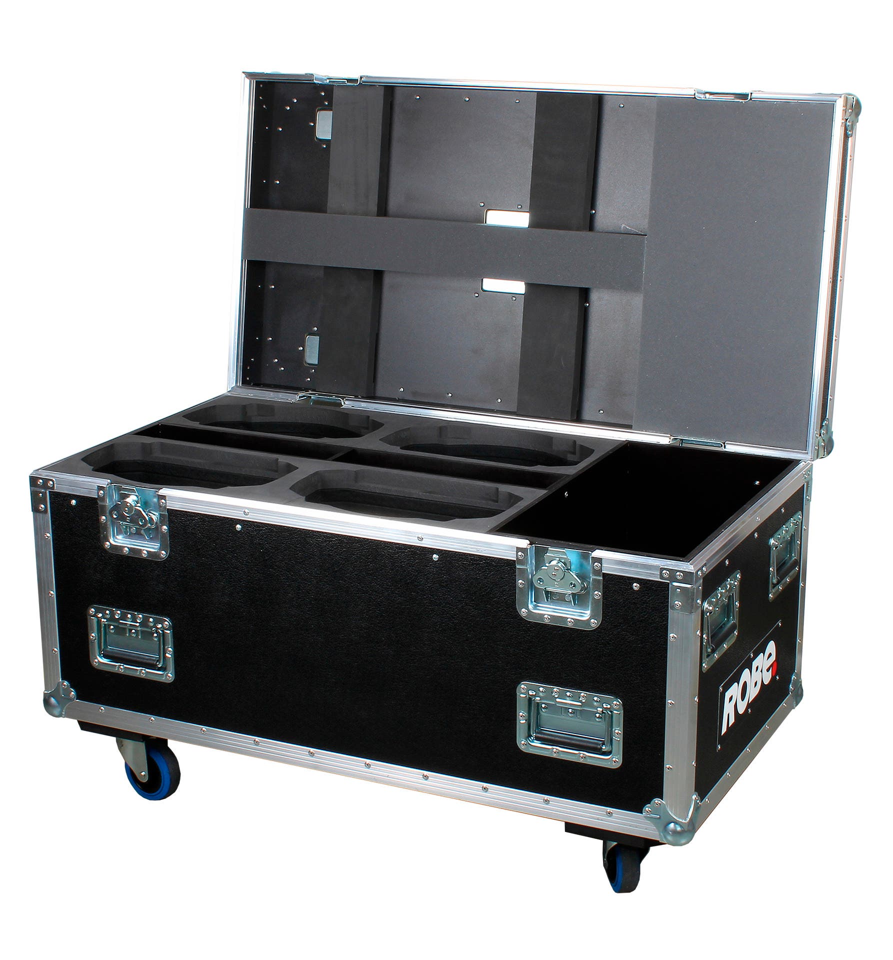 Quad Top Loader Case ROBIN 800 LEDWash - Robe | Bellalite Quad Top Loader Case ROBIN 800 LEDWash - Robe | Bellalite
