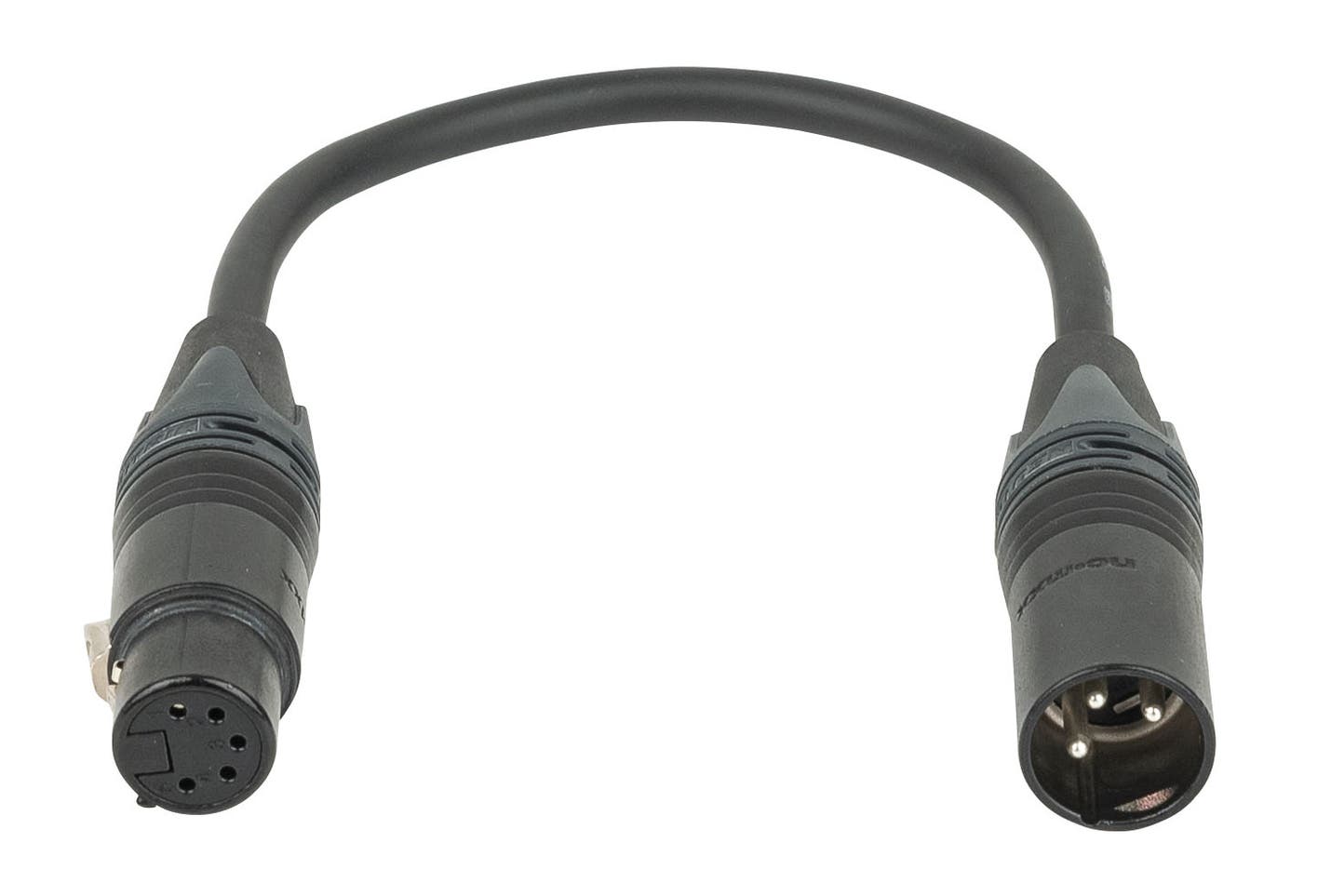DMX-Vända Neutrik 3-Pin Hane - 5-Pin Hona - DAP | Bellalite DMX-Vända Neutrik 3-Pin Hane - 5-Pin Hona - DAP | Bellalite