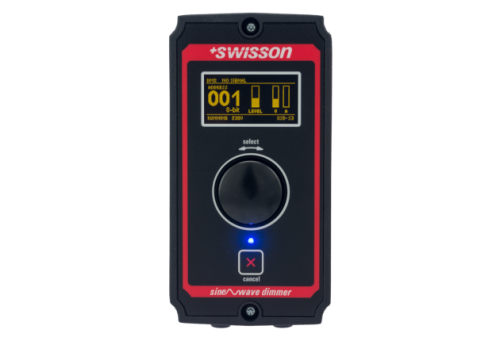 Sine Wave Dimmer 1x3kW XSD-S3-YC-5, powerCON TRUE1, 5pin XLR - Swisson | Bellalite