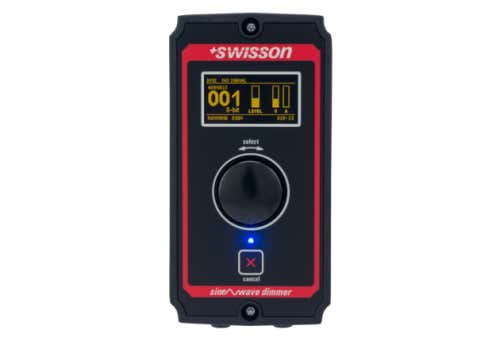 Sine Wave Dimmer 1x3kW XSD-S3-YC-5, powerCON TRUE1, 5pin XLR - Swisson | Bellalite Sine Wave Dimmer 1x3kW XSD-S3-YC-5, powerCON TRUE1, 5pin XLR - Swisson | Bellalite