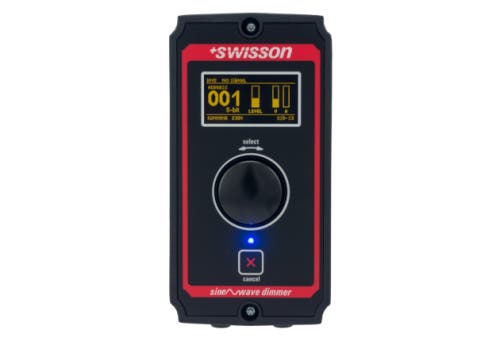 Sine Wave Dimmer 1x3kW XSD-S3-YC-5, powerCON TRUE1, 5pin XLR - Swisson | Bellalite Sine Wave Dimmer 1x3kW XSD-S3-YC-5, powerCON TRUE1, 5pin XLR - Swisson | Bellalite