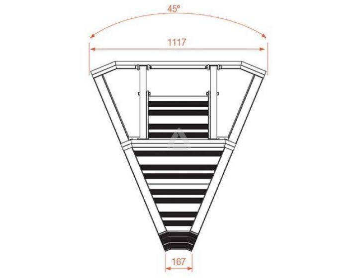 StageDex Crowd Barrier Corner 45° Inside - Prolyte | Bellalite StageDex Crowd Barrier Corner 45° Inside - Prolyte | Bellalite