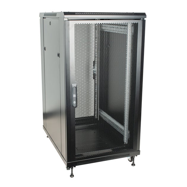 Server Rack, Network Cabinet, Mesh Door 22U - Showgear | Bellalite Server Rack, Network Cabinet, Mesh Door 22U - Showgear | Bellalite
