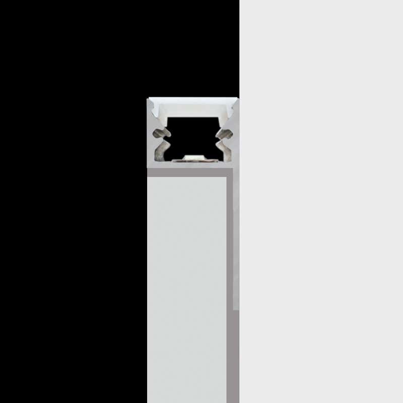 Aluminiumprofil S-Line Tiles Top, 3m Alu - PROLED | Bellalite Aluminiumprofil S-Line Tiles Top, 3m Alu - PROLED | Bellalite