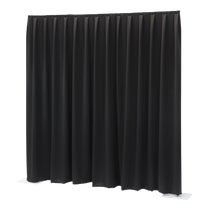 Pipe & Drape - MGS Curtain 300cm x 300cm Svart - Wentex | Bellalite Pipe & Drape - MGS Curtain 300cm x 300cm Svart - Wentex | Bellalite