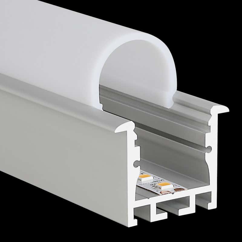 Aluminiumprofil M-Line Rec 24, 5m - PROLED | Bellalite Aluminiumprofil M-Line Rec 24, 5m - PROLED | Bellalite