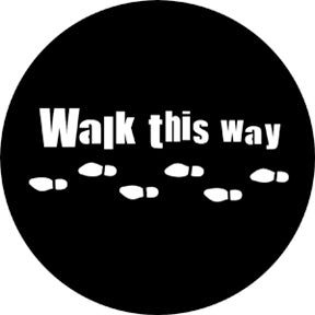 Walk This Way Metallgobo, Size: (ange storlek) - Rosco | Bellalite