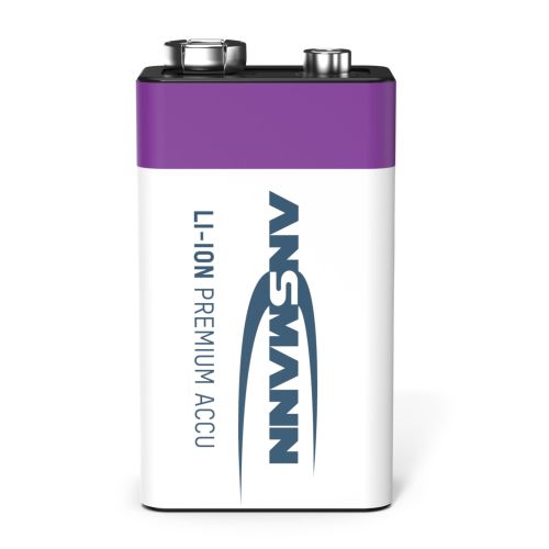 Li-ion Rechargeable battery 9V 340mAh 1-pack - Ansmann | Bellalite
