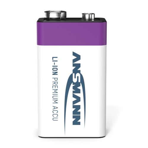 Li-ion Rechargeable battery 9V 340mAh 1-pack - Ansmann | Bellalite Li-ion Rechargeable battery 9V 340mAh 1-pack - Ansmann | Bellalite