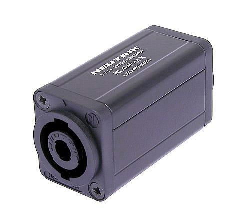 Neutrik Adapter NL4MP / NL4MP Fasvända 1+/1-, 1-/1+, 2+/2- not connected - Neutrik | Bellalite
