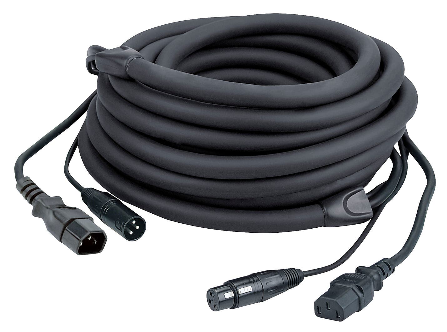 Hybridkabel, IEC / XLR 3-pin 10m - DAP | Bellalite Hybridkabel, IEC / XLR 3-pin 10m - DAP | Bellalite