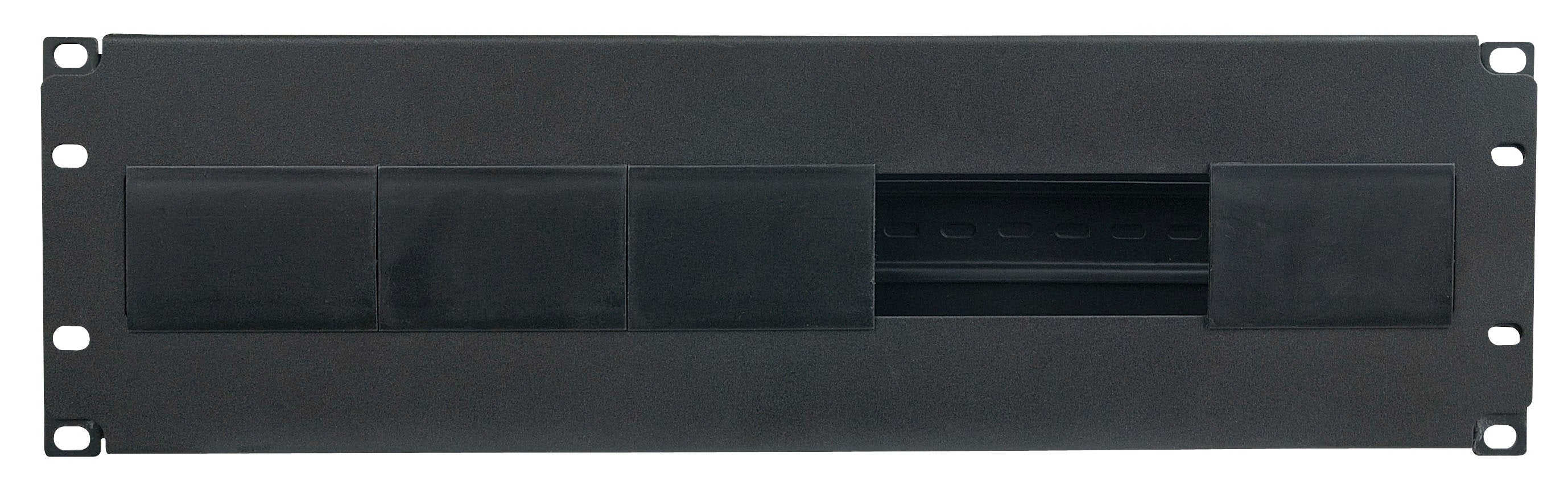 Rackpanel 19" 3U DIN-Skena - Showgear | Bellalite