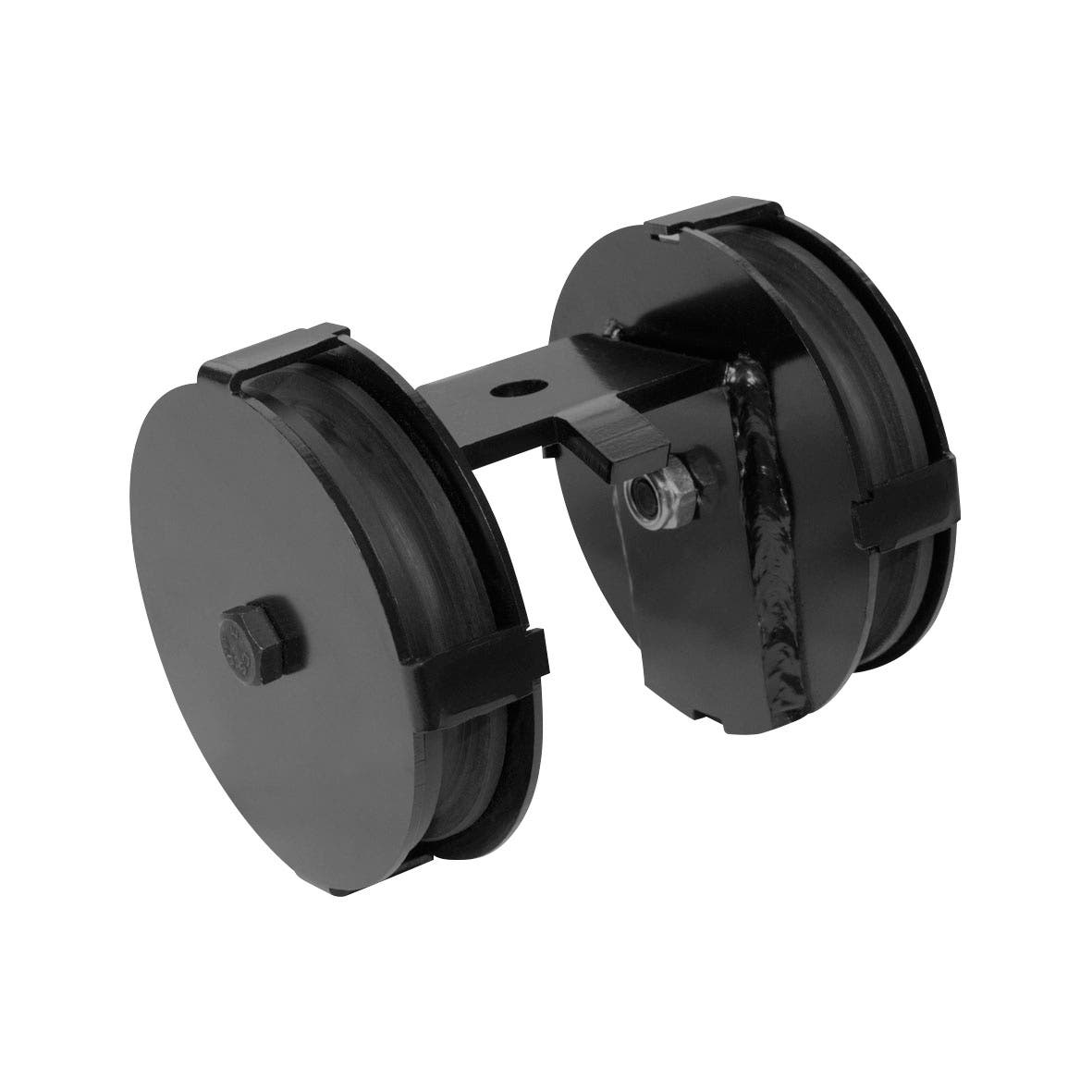 Eurotrack - Double Wheel Pulley 85mm - Wentex | Bellalite Eurotrack - Double Wheel Pulley 85mm - Wentex | Bellalite