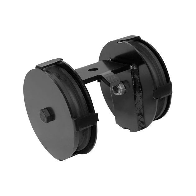 Eurotrack - Double Wheel Pulley 85mm - Wentex | Bellalite Eurotrack - Double Wheel Pulley 85mm - Wentex | Bellalite